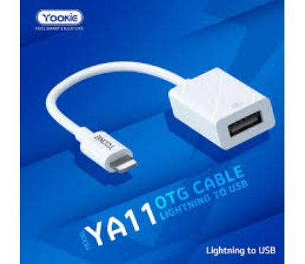 Chargers + Cables Yookie YA11 IPH Cable Otg Portable Adapter White